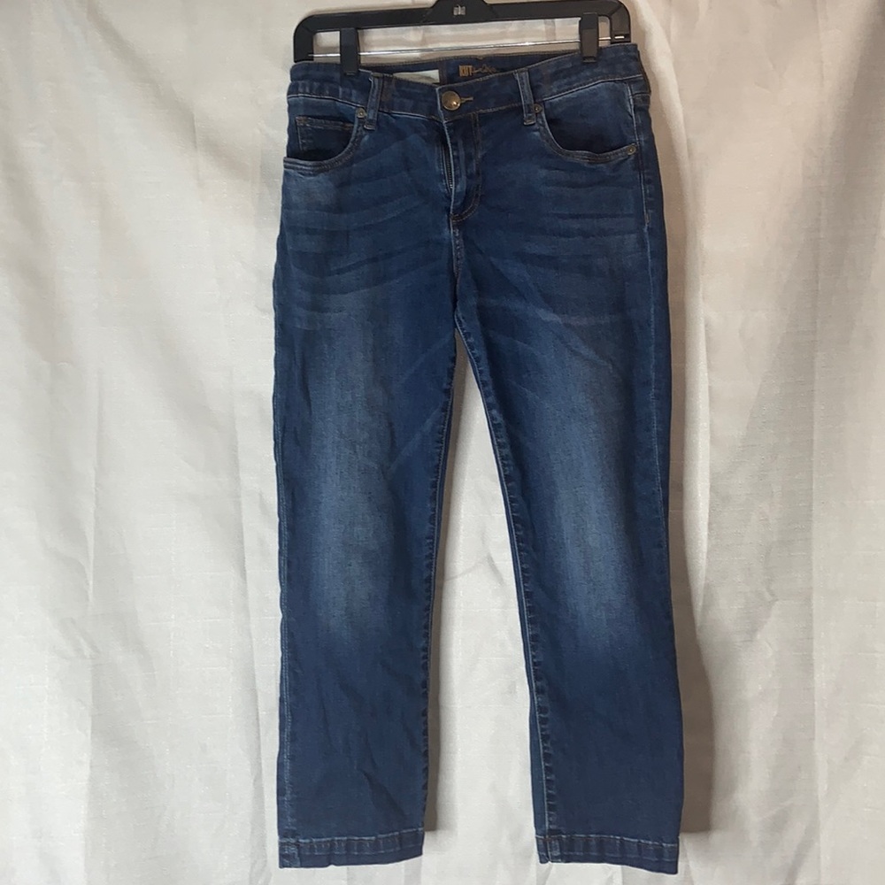 Kut from the Kloth Crop Straight Leg Jeans Sz 6